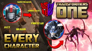 Every Autobot and Decepticon In Transformers One (2024) Full Cast Official Trailer Breakdown