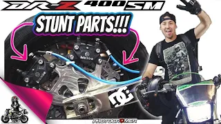 Suzuki DRZ400 Supermoto Stunt Parts Install