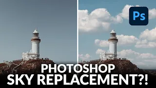 Testing the NEW Sky Replacement Tool in Photoshop!