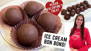 Healthy Ice Cream Bon Bons With Dr. Fuhrman’s Chocolate Cherry Ice Cream! Vegan WFPB, Sugar/Oil Free