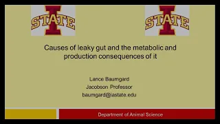 Causes and Consequences of Leaky Gut - Lance Baumgard - Iowa Swine Day 2019