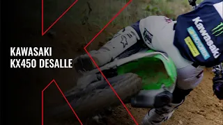 Clément Desalle riding the 2019 Kawasaki KX450