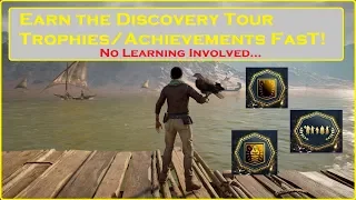 Assassin's Creed Origins Discovery Tour Fast Trophies/Achievements
