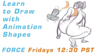 Learn to Draw with Animation Shapes: FORCE Friday 17