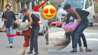 Romantic Hugging Prank On Cute Girl's (Amazing Reaction) || Pappu Prankster