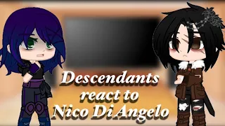 Descendants react to Nico Di Angelo ~ |GC|