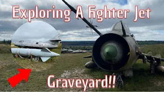 Exploring A Fighter Jet Graveyard In The UK!!