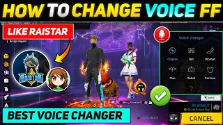 How To Change Voice In Free Fire || Free Fire Me Voice Change Kaise Kare || Voice Changer App For FF
