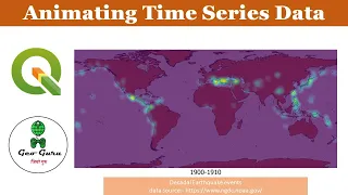 Animating Time series data in QGIS || Time Controller