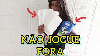 OLHA O QUE ESSA MULHER FAZ, usando bandeja de isopor