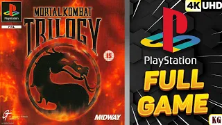 Mortal Kombat Trilogy [PS1] Longplay Walkthrough Playthrough Movie FULL GAME [4K60ᶠᵖˢ UHD🔴]