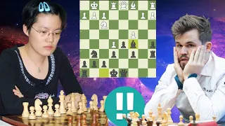 2898 Elo chess game | Hou Yifan vs Magnus Carlsen 11