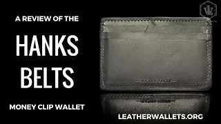 Hanks Belts Leather Money Clip Wallet