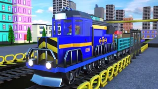 Train Ride - LEGO CITY Mini Movie - Choo choo train kids videos