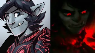 Trollhunters Scene Troll Jim turns into Dark Troll Jim.