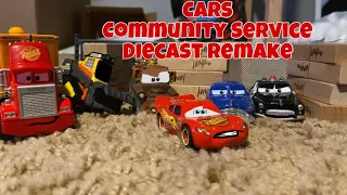 Cars Community Service deleted scene diecast remake! | SCracer97