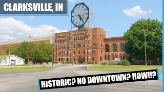 This Historic Indiana Town Has NO DOWNTOWN!! Clarksville, Indiana 5K.