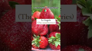 Learn Italian Vocabulary 🇮🇹 - Fruits