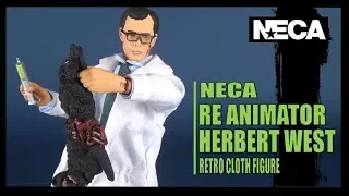 NECA The Re Animator Retro Cloth Herbert West | Video Review