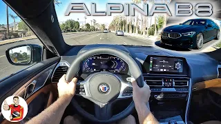 The 2022 Alpina B8 Gran Coupe is Freaky Fast and Ultra Smooth (POV First Drive)