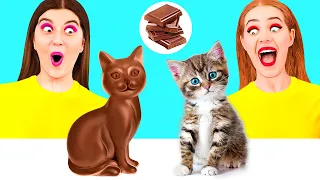 Défi Chocolat vs Réalité Nourriture par TeenChallenge