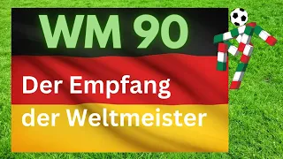 WM 1990 Impressionen: Der Empfang der Weltmeister