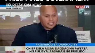 PNP Chief Dela Rosa Warned Abu Sayaff after Davao City Explosion