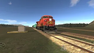AVWR Diesel Locomotive D777 Is A Runaway (If It Had Crash) In The Game Train And Rail Yard Simulator