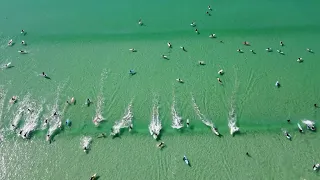 Summers Day At Muizenberg Beach in Cape Town South Africa