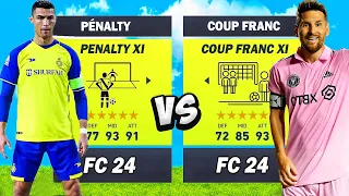 Tireurs de COUP FRANC vs. Tireurs de PENALTY ! (Messi affronte Ronaldo)