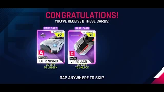 Asphalt 9 opening packs in search of Lykan Hypercar