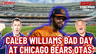Caleb Williams Had a Bad Day at Chicago Bears OTAs