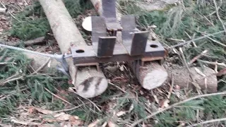 Eigenbau Durchzugendaster für Fichten Brennholz