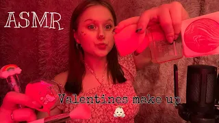 АСМР "Сделаю тебе макияж ко дню Святого Валентина 🩷👼🏻 + мурашки