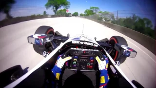 VISOR CAM: Graham Rahal At Detroit