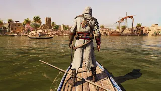 Walking through Baghdad - Tigris River - Assassins Creed Mirage (2024)