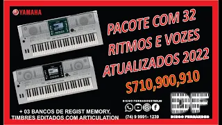 PACOTE DE RITMOS ATUALIZADOS S710,900,910