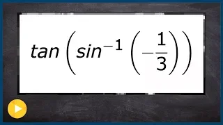 Evaluate the composition of trigonometric functions not on the unit circle