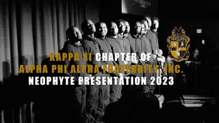 Kappa Xi Chapter of Alpha Phi Alpha Fraternity, Inc. @ MTSU Neophyte Presentation 2023