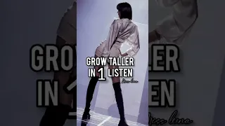 °Dont *OVERUSE* Grow Taller In 1 Listen° #shorts