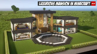Luxurious mansion in Minecraft  - how to build