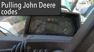 How to retrieve codes on a John Deere 6420, 6000 series
