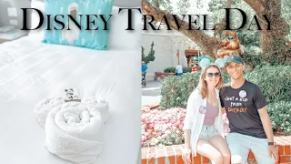 DISNEY TRAVEL DAY | Checking into the Contemporary | Theme Park View | Riding Tron and More