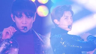 [2015 SAF 가요대전] SHINee샤이니·EXO엑소, 합동무대 ‘MAMA·Lucifer’