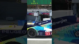First Images in Person of Peugeot 9x8 Hypercar new Livery!