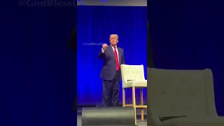 Donald Trump dancing to “Hold On, I’m Coming”