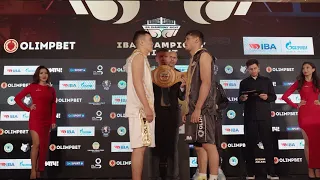 Official Weigh-In | IBA Champions' Night | April 27, 2024 | Almaty, Kazakhstan