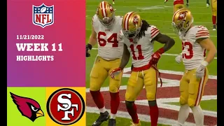 San Francisco 49ers vs Arizona Cardinals Highlights HD | NFL Week 11 | November 21, 2022