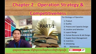 Operation Strategy and Competitiveness Part 1