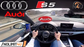 Audi S5 3.0 TFSI (354 PS) Sound, Acceleration (0-100, 0-200, 100-200), POV Test Drive by NoLimit4U
